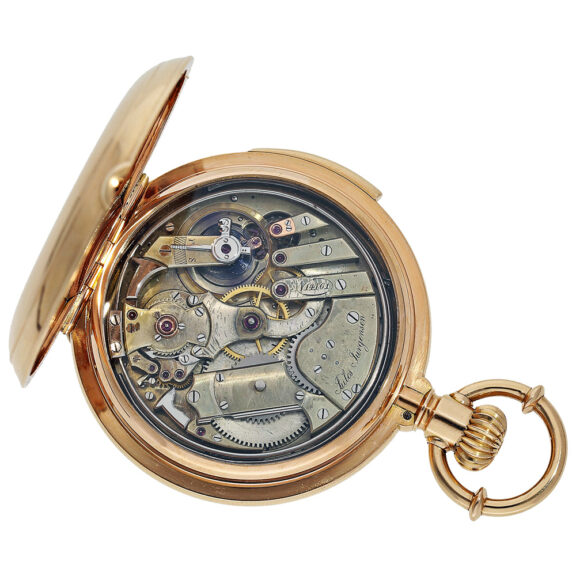 Danish 18K gold minute repeating pocket watch Circa 1880 Danish 18K gold minute repeating pocket watch Circa 1880