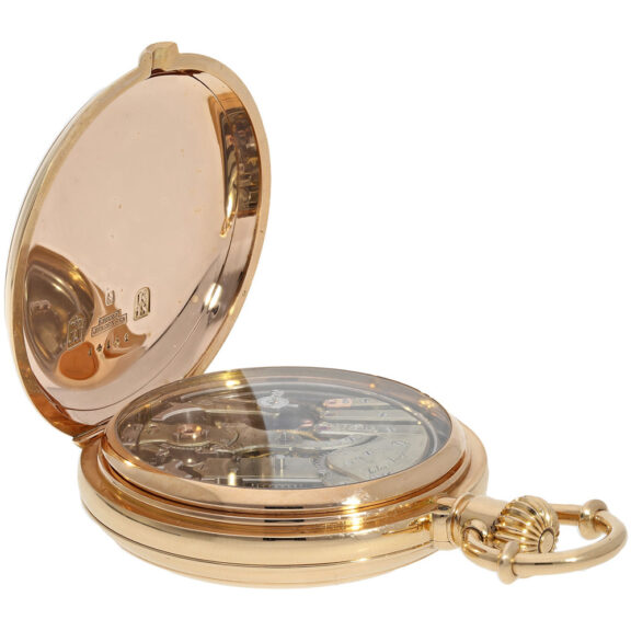 Danish 18K gold minute repeating pocket watch Circa 1880 Danish 18K gold minute repeating pocket watch Circa 1880