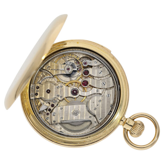 Swiss 14K gold minute repeating lever pocket watch Circa 1910 Swiss 14K gold minute repeating lever pocket watch Circa 1910