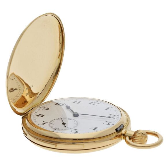 Swiss 14K gold minute repeating lever pocket watch Circa 1910 Swiss 14K gold minute repeating lever pocket watch Circa 1910