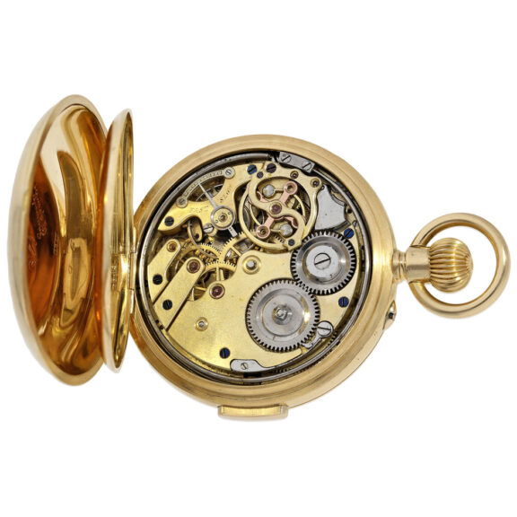 English 18K gold minute repeating pocket watch Circa 1870 English 18K gold minute repeating pocket watch Circa 1870