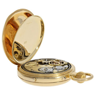 English 18K gold minute repeating pocket watch Circa 1870