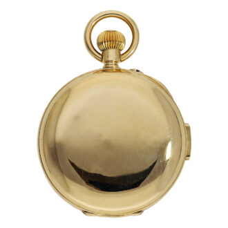 English 18K gold minute repeating pocket watch Circa 1870