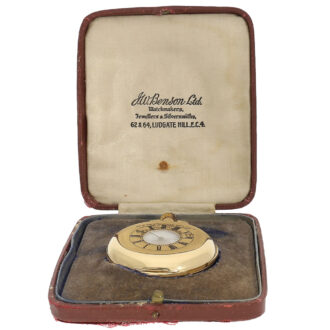 English 18K gold minute repeating pocket watch Circa 1870
