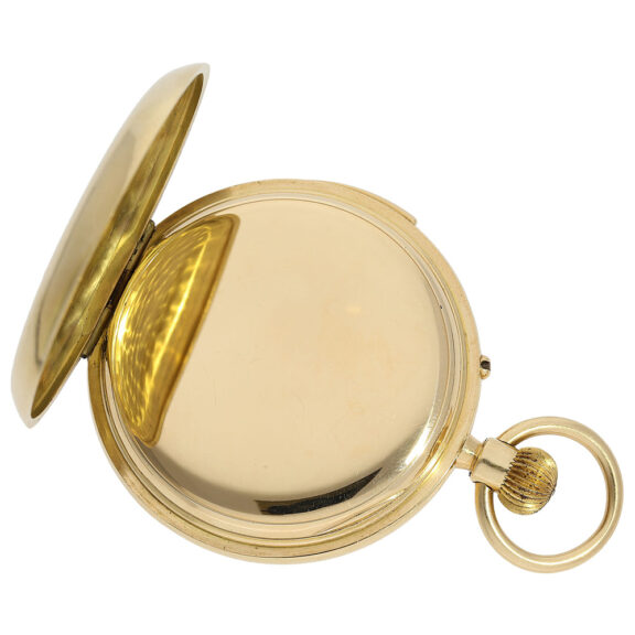 English 18K gold minute repeating pocket watch Circa 1870 English 18K gold minute repeating pocket watch Circa 1870