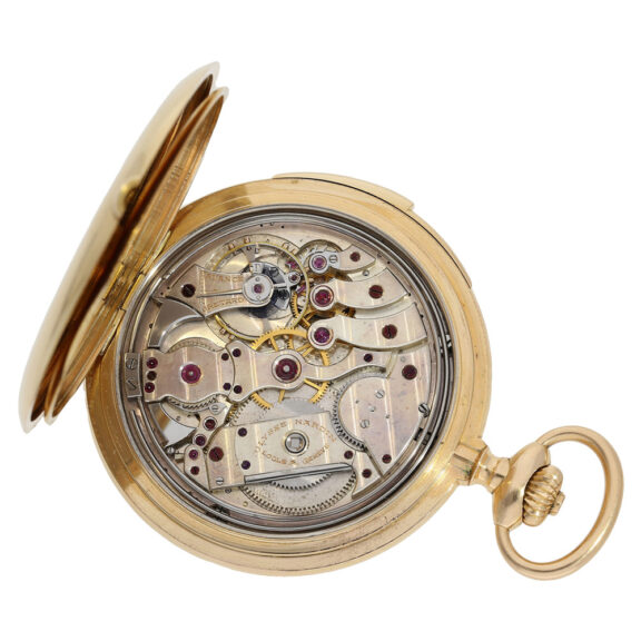 Swiss 18K gold minute repeating pocket watch Circa 1920 Swiss 18K gold minute repeating pocket watch Circa 1920