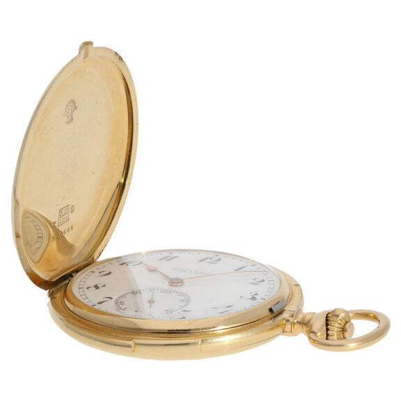Swiss 18K gold minute repeating pocket watch Circa 1920 Swiss 18K gold minute repeating pocket watch Circa 1920
