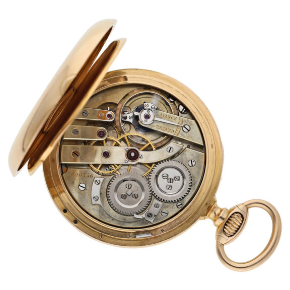 Rare Swiss gold American calendar pocket watch Circa 1870 Rare Swiss gold American calendar pocket watch Circa 1870