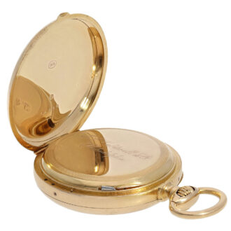 Rare Swiss gold American calendar pocket watch Circa 1870