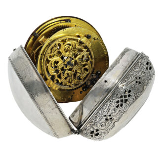 French single handed verge Oignon watch with alarm Circa 1690