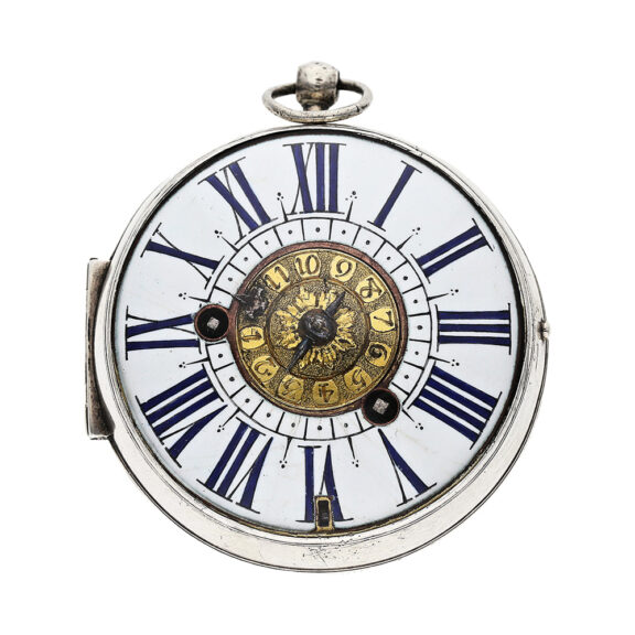 French single handed verge Oignon watch with alarm Circa 1690 French single handed verge Oignon watch with alarm Circa 1690