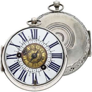 French single handed verge oignon watch with alarm Circa 1690