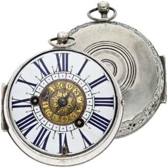 French single handed verge oignon watch with alarm Circa 1690
