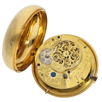 English centre seconds verge for the Chinese market Circa 1770