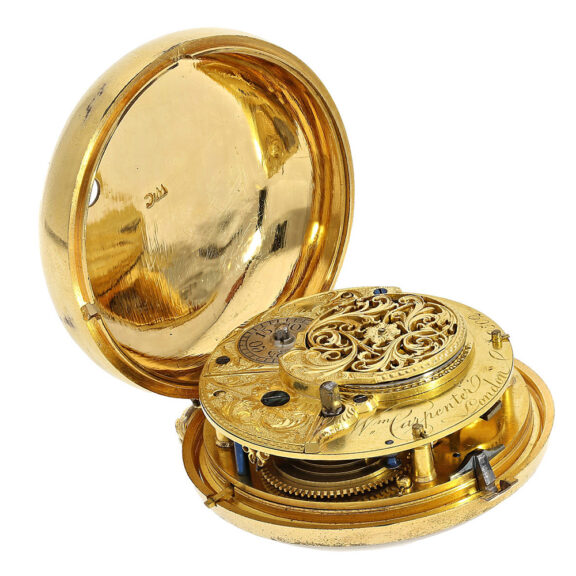 English centre seconds verge for the Chinese market Circa 1770 English centre seconds verge for the Chinese market Circa 1770