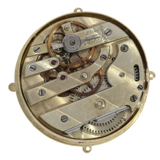Austrian gold and enamel cello shape form fob watch Circa 1880
