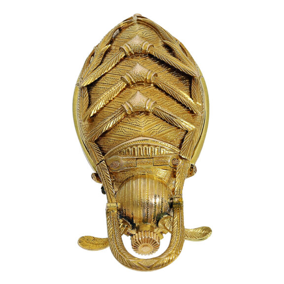 Swiss gold, enamel and diamond set scarab form watch Circa 1880 Swiss gold, enamel and diamond set scarab form watch Circa 1880