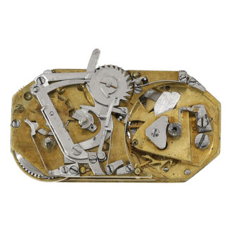 Swiss quarter repeating octagonal-shaped ring watch Circa 1780