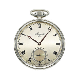 Swiss white gold Breguet 1st class observatory chronometer Circa 1935