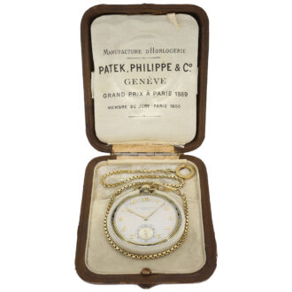 Swiss gold and enamel open faced lever dress watch Circa 1926