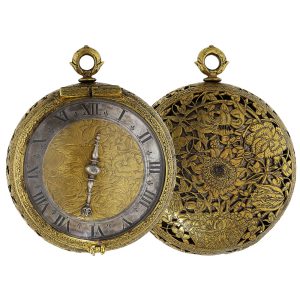 French keywind verge coach clock with self-strike Circa 1640