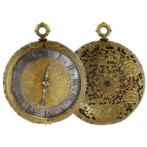 French keywind verge coach clock with self-strike Circa 1640