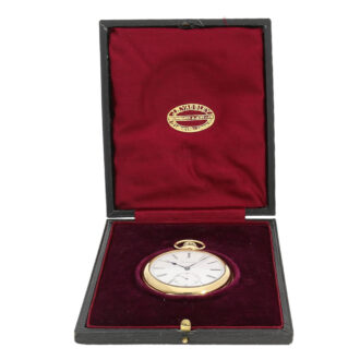 Swiss gold five-minute repeating pocket watch Circa 1902