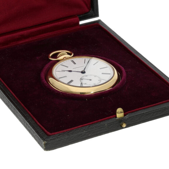 Swiss gold five-minute repeating pocket watch Circa 1902 Swiss gold five-minute repeating pocket watch Circa 1902