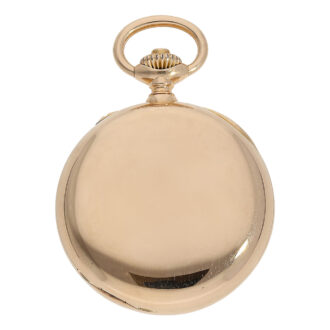 Swiss 18K gold anchor chronometer with chronograph Circa 1885 Swiss 18K gold anchor chronometer with chronograph Circa 1885