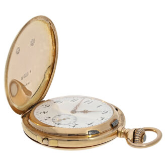 Swiss minute repeater with Grande Sonnerie and Carillon Circa 1910