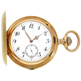 Swiss minute repeater with Grande Sonnerie and Carillon Circa 1910