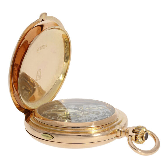 Swiss gold complicated astronomical lever watch Circa 1900 Swiss gold complicated astronomical lever watch Circa 1900