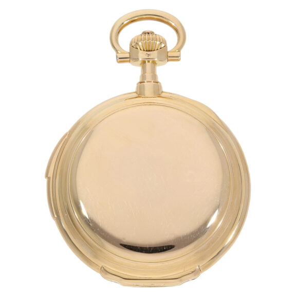 Rare German 18K gold complicated lever watch Circa 1910 Rare German 18K gold complicated lever watch Circa 1910