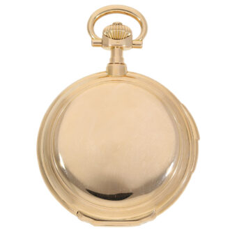 Rare German 18K gold complicated lever watch Circa 1910