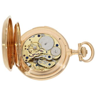 Rare German 18K gold complicated lever watch Circa 1910