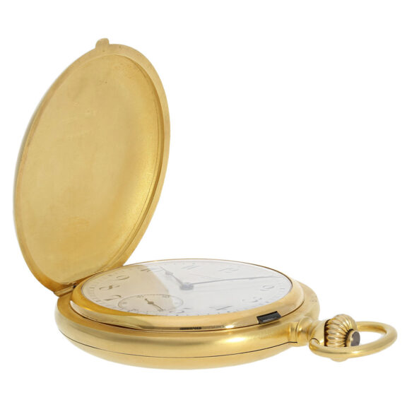 Swiss 18K gold keyless lever observatory chronometer Circa 1892 Swiss 18K gold keyless lever observatory chronometer Circa 1892