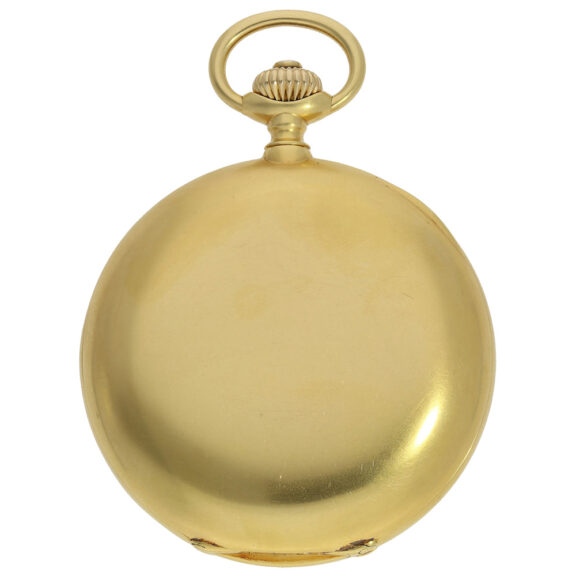 Swiss 18K gold keyless lever observatory chronometer Circa 1892 Swiss 18K gold keyless lever observatory chronometer Circa 1892