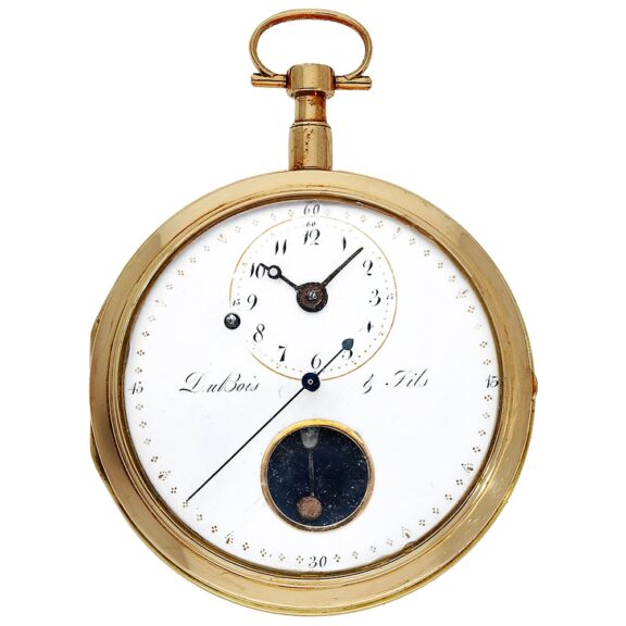 Swiss gold watch with rare Debaufré escapement Circa 1800