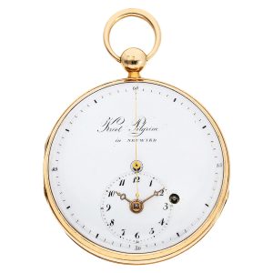 German gold watch with jumping centre seconds Circa 1810