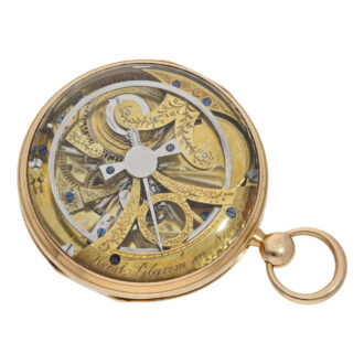 German gold watch with jumping centre seconds Circa 1810