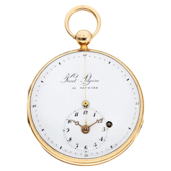 German gold watch with jumping centre seconds Circa 1810