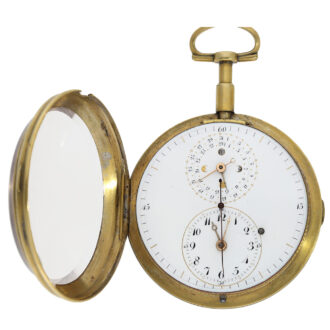 Swiss or French astronomical watch with solar calendar Circa 1780