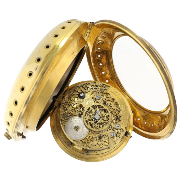 German brass Grande Sonnerie repeater with alarm 1770 German brass Grande Sonnerie repeater with alarm 1770