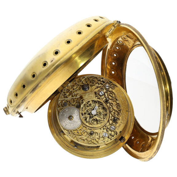 German brass Grande Sonnerie repeater with alarm 1770 German brass Grande Sonnerie repeater with alarm 1770