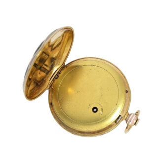 French gold and enamel verge for Turkish market Circa 1820
