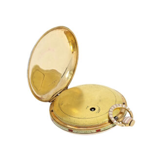 French gold and enamel verge for Turkish market Circa 1820