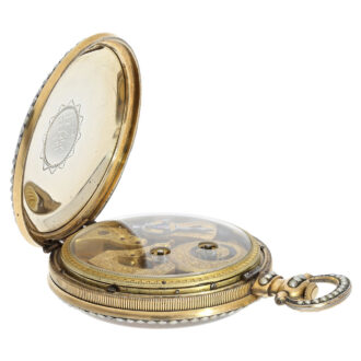 Swiss centre seconds lever for the Chinese market Circa 1880