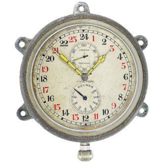 Swiss observation Greenwich Civil Time chronometer Circa 1940