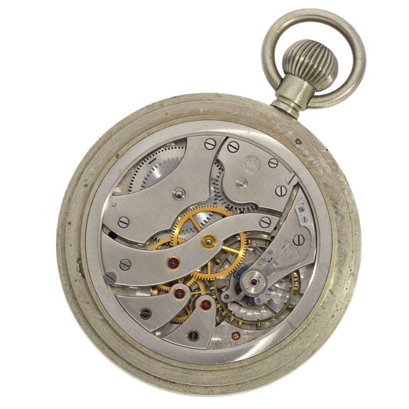 Swiss nickel deck watch of the Kriegsmarine Circa 1943 Swiss nickel deck watch of the Kriegsmarine Circa 1943