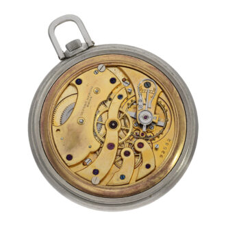 Swiss stainless steel observation pocket watch Circa 1920